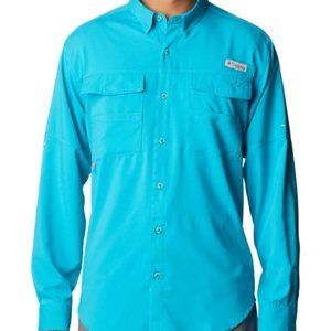 Columbia Men's Woven Long Sleeve Omni-Shade Shirt, Size XXL